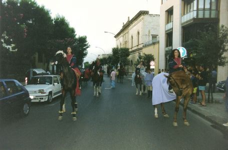 Corteo storico su Corso Galliano